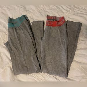 Gymshark seamless leggings size large bundle